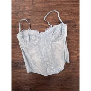 Urban Outfitters Blue Lace Corset‎